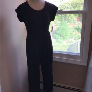 Black stretch jumpsuit